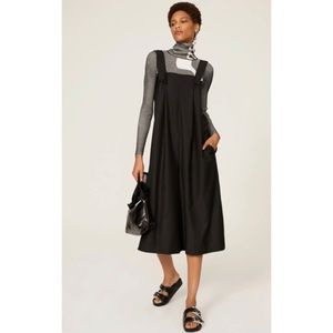 Mossi Black Wool Wide Leg Jumpsuit Size 40 EU / 10 US $564